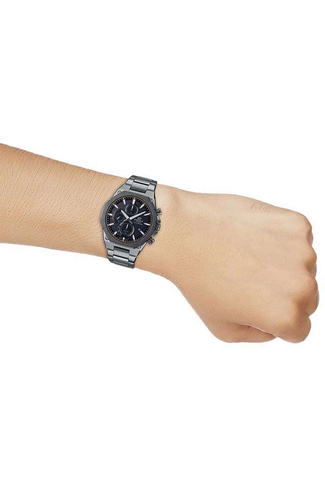 Buy Casio NoColour Mens Edifice Black Dial Metal Analogue Watch